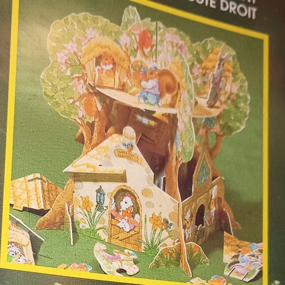 NEW Hallmark 3-D Easter Egg Treehouse Family Puzzle - Picture 3 of 8